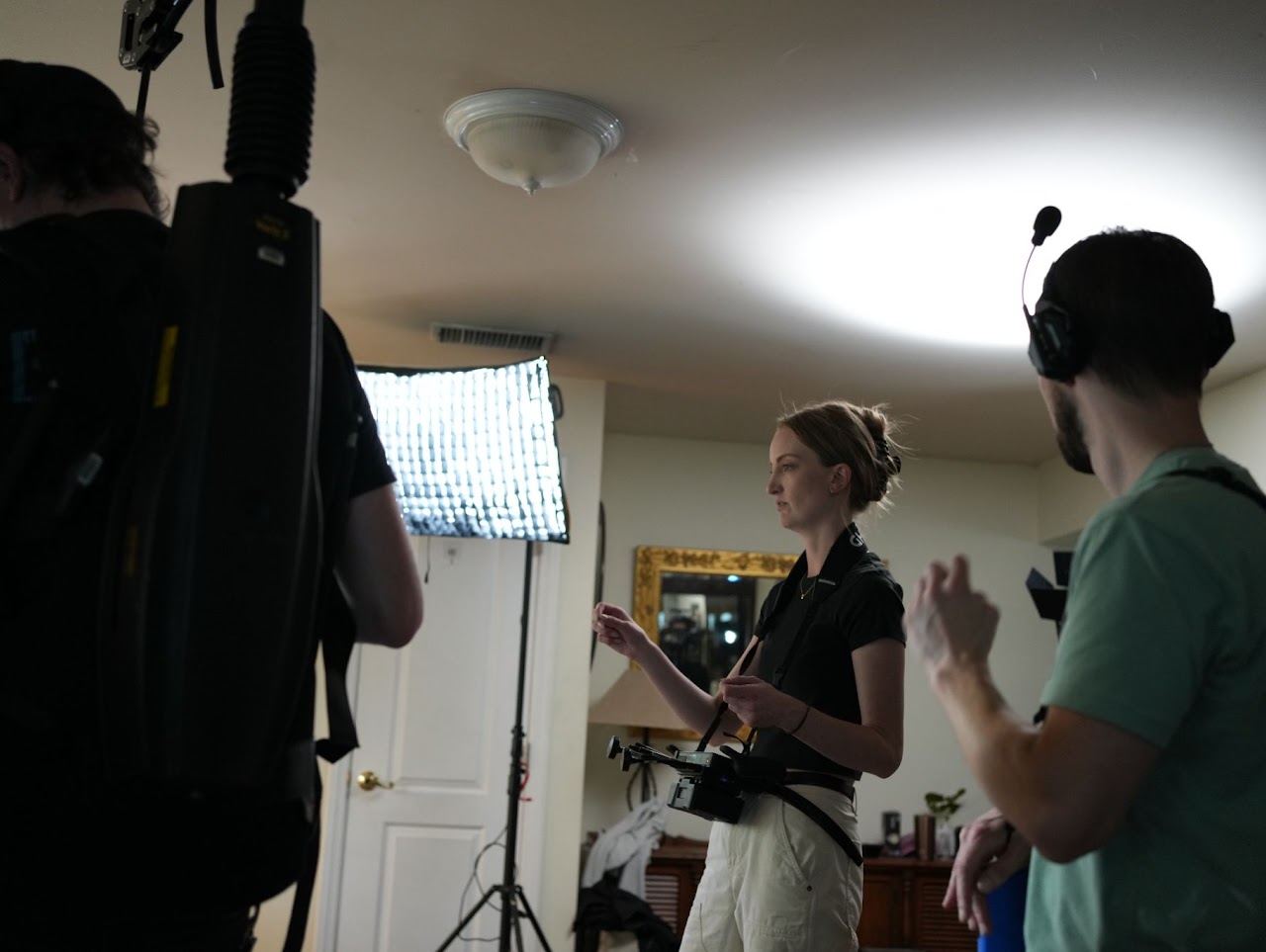 Behind the scenes on the set of Still Here