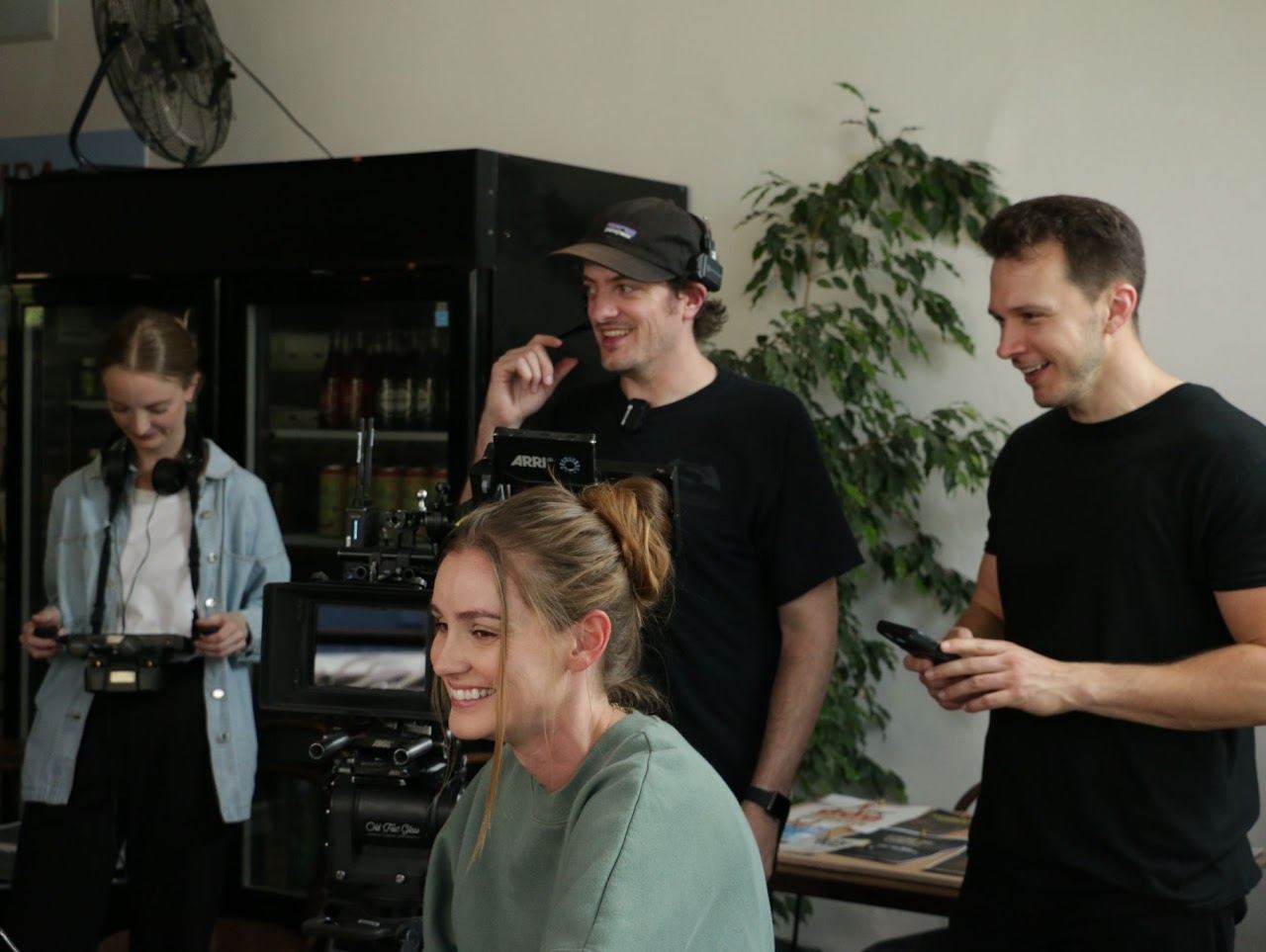 Behind the scenes on the set of Still Here